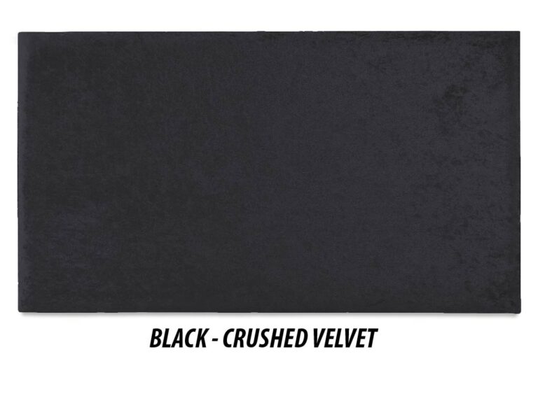 Black Crushed Velvet