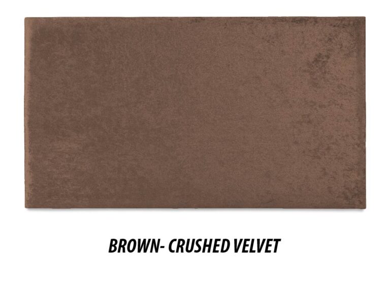 Brown Crushed Velvet