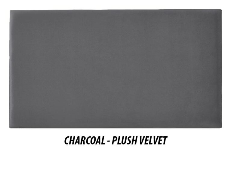 Charcoal Plush Velvet