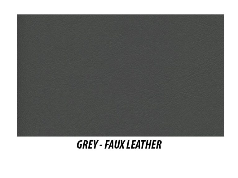 Grey Faux Leather