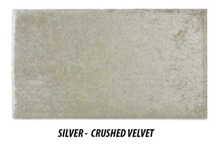 Silver Crushed Velvet